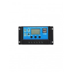 Controler Solar PWM Regulator 12V 24V 10A, 2 X USB SI LCD