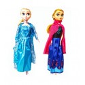 Papusi, Frozen, Anna si Elsa, 22 cm